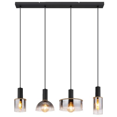 15551-4H CLASSIS SOSPENSIONE  4XE27 GLOBO