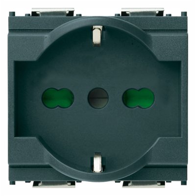 16211 PRESA 2P+T GRIGIO VIMAR IDEA