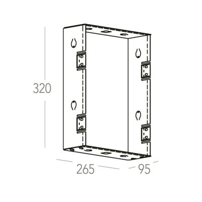 I-ANIMA-AP2-BOX SCATOLA  METALLICA INCASSO INTEC