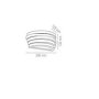 I-FLOW-AP29 APPLIQUE BIANCO GESSO 1XE27 INTEC