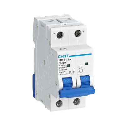 CHT INT. MT 2P 20A 500VDC 6KA CHT INT. MT 2P 20A 500VDC 6KA