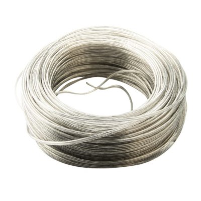 Cavo bipolare trasparente FAI 2x1 mm&sup2; nero &ndash; modello 3001/2100/TR