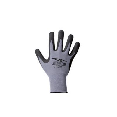 Guanti da lavoro in nitrile foam puntinato Technosafe GHF1322GB taglia 9