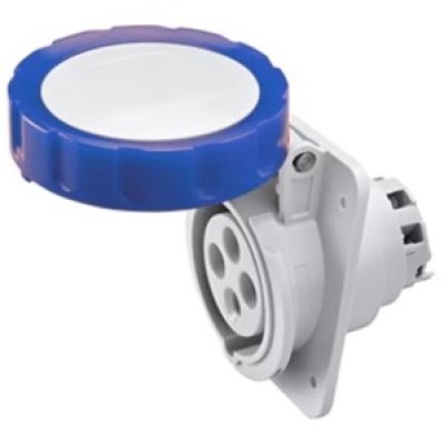 GEWISS - GEWGW62238H PRESA FISSA DA INCASSO A 10° HP - IP66/IP67 - 2P+T 32A 200-250V 50/60HZ - BLU - 6H - CABLAGGIO A VITE GEWISS - GEWGW62238H PRESA FISSA DA INCASSO A 10° HP - IP66/IP67 - 2P+T 32A 200-250V 50/60HZ - BLU - 6H - CABLAGGIO A VITE