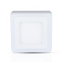 12W+3W PANNELLO LED MONTATO SUPERFICIE QUADRATO BIANCO CALDO 3000K