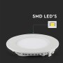 18W PANNELLO LED PREMIUM ROTONDO BIANCO CALDO 3000K