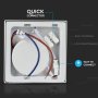 18W PANNELLO LED MONTATO SUPERFICIE PREMIUM QUADRATO BIANCO FREDDO 6000K