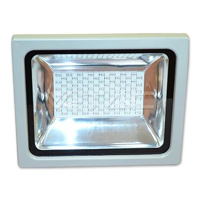 30W PROIETTORE LED RGB CON TELECOMANDO RF CORPO GRIGIO SMD