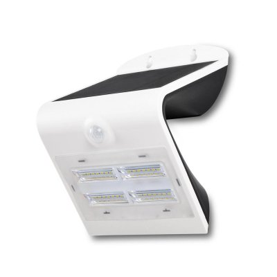 3W LED LUCE SOLARE DELLA PARETE BIANCO CALDO, BIANCO NATURALE BIANCO CORPO BIANCO 3000K