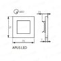 LAMPADA LED PER SCALE APUS LED CW - KANLUX