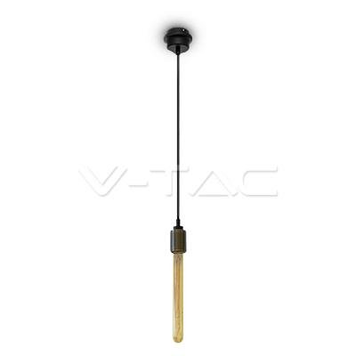 LAMPADARIO CON PORTALAMPADA BRONZO DORATO