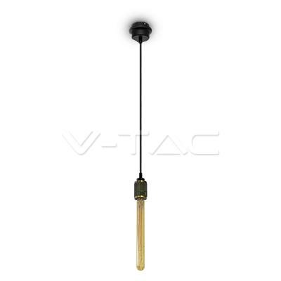 LAMPADARIO CON PORTALAMPADA BRONZO DORATO FIGURATO