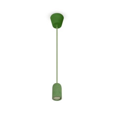 LAMPADARIO CON PORTALAMPADA CALCESTRUZZO VERDE