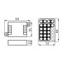 CONTROLLER RGB IR20 12V MAX 72W