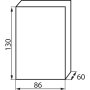 QUADRO DI DISTRIBUZIONE SERIE DB DB104W 1X4P/SM - KANLUX