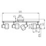 LAMPADA DA PARETE-SOFFITTO GLASO EL-4I - KANLUX