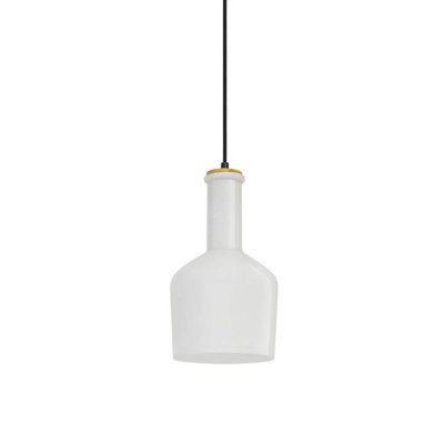 LAMPADARIO VETRO BIANCO CHIARO