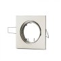 GU10 CORPO QUADRATO REGOLABILE SATIN NICKEL