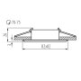 FARETTO DECORATIVO GWEN CT-DTL50-B - KANLUX