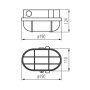 LAMPADA &AMP QUOT TARTARUGA&AMP QUOT  HERMI 7063NB - KANLUX