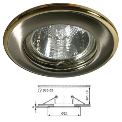 FARETTO DECORATIVO HORN CTC-3114-SN/G - KANLUX