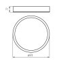 PLAFONIERA JASMIN 470-W - KANLUX