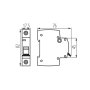 INTERRUTTORE MAGNETOTERMICODIFFERENZIALE 1P KMB6-B10/1 - KANLUX
