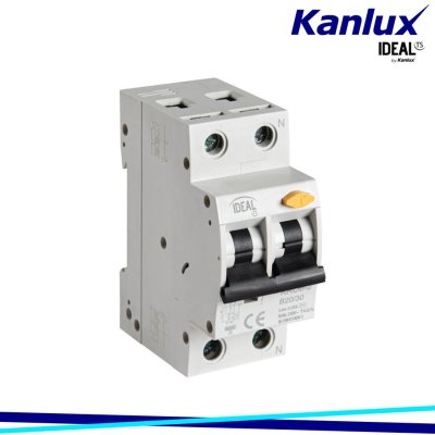 INTERRUTTORE MAGNETOTERMICODIFFERENZIALE 6KA 2P KRO6-2/B20/30 - KANLUX