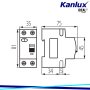 INTERRUTTORE MAGNETOTERMICODIFFERENZIALE 6KA 2P KRO6-2/C10/30 - KANLUX
