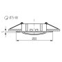 FARETTO DECORATIVO LUTO CTX-DT02B-W - KANLUX