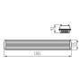PLAFONIERA STAGNA PER TUBI LED MAH PLUS-236/4LED/PC - KANLUX