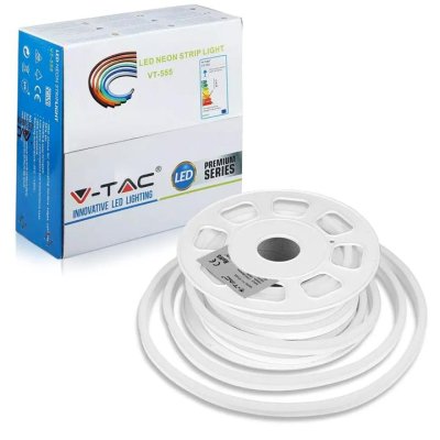 LED NEON FLEX 24V BIANCO NATURALE IP65 10M 4500K