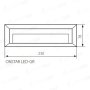 LAMPADA DA PARETE ONSTAR LED-GR - KANLUX