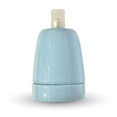 PORTALAMAPDA IN PORCELLANA BLU