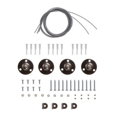 KIT DI MONTAGGIO A SOSPENSIONE PER PANNELLO LED 4 FILI DA 1 METRO