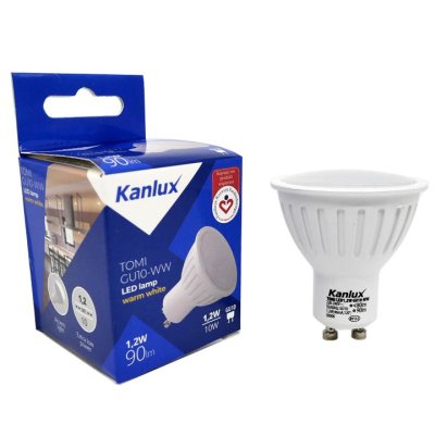 LAMPADINA LED TOMI LED1,2W GU10-CW - KANLUX