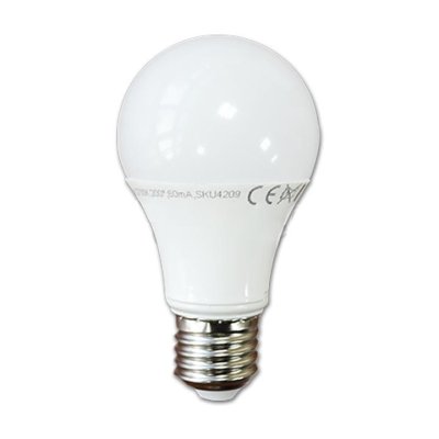 LAMPADINA LED 10W E27 A60 TERMOPLASTICO BIANCO FREDDO 6400K