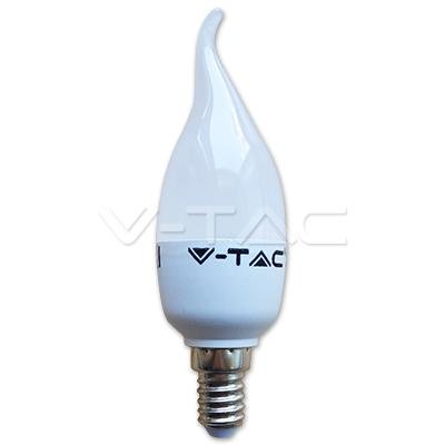 LAMPADINA LED 6W E14 CANDELA FIAMMA BIANCO NATURALE 4500K