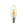 LAMPADINA LED - 4W FILAMENT  E14 CANDELA AMBER BIANCO CALDO 2200K