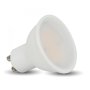 LAMPADINA LED FARETTO 5W GU10 SMD PLASTICA BIANCA BIANCO NATURALE 4500K