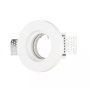 GU10 CORPO ROTONDO GESSO BIANCO  103