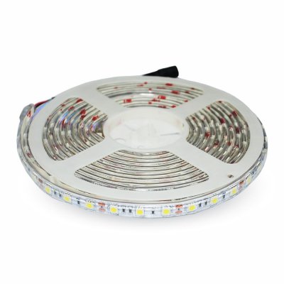 STRISCE LED SMD5050 - 30 LEDS BIANCO NATURALE IP65 4000K