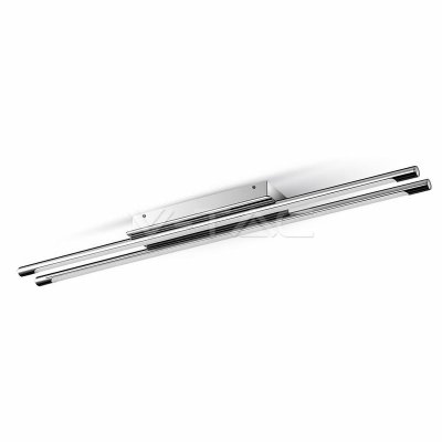 36W LAMPADA DA PARETE E SOFFITTO LED DOPPIO CROMO BIANCO NATURALE