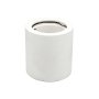 GU10 FITTING ROTONDO GESSO BIANCO