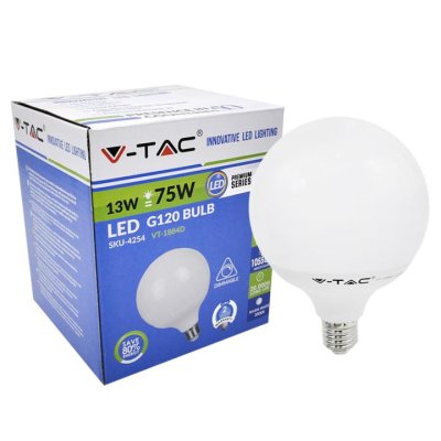 LAMPADINA LED - 13W G120 E27 BIANCO DIMMABLE 6400K