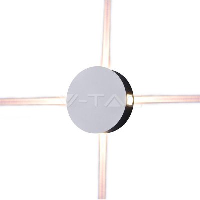 4W CORPO BIANCO PER PARETE BIANCO NATURALE QUADRATO P65 4000K