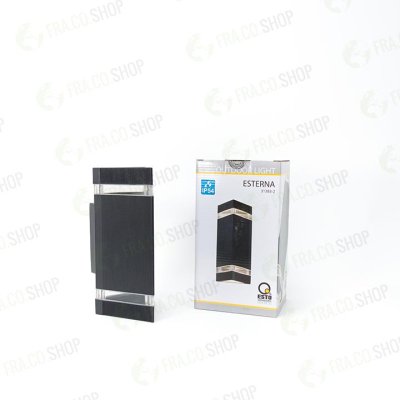 ESTERNA AL D10,5X23 ALUSCHWAR  LAMPADA A MURO