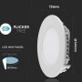 22W LED SLIM PANNELLO LUCE BIANCO CALDO ROTONDO 3000K