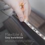 LED STRISCIA 5050 - 60 LEDS 12V IP20 RGB + BIANCO NATURALE A++ 3000K