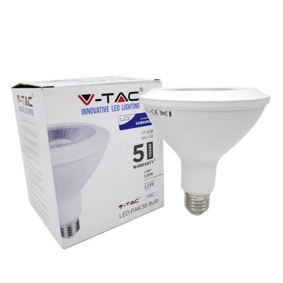 LED LAMPADINA - SAMSUNG CHIP 14W E27 PAR38 PLASTICA 4000K